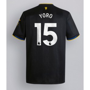 Manchester United Leny Yoro #15 Tredjetrøje 2025-26 Kortærmet